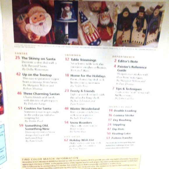 4 PAINT WORKS Magazine CRAFT Projects Christmas Painting Craft - Picture 16 of 16